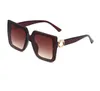 2023 Дизайнерские солнцезащитные очки для женщин для женщин с большими рамами ультрафиолетовые защиты ультрафиолетовые очки 5 ColorsG6188