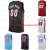 Costura personalizada 2022 camisetas de baloncesto Jimmy Butler Tyler Herro Men Youth Th Kyle Lowry s Dwyane Wade City Anniversary Bam Ado s Dwayne Jersey