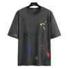 T-shirts pour hommes été hommes coton T-shirt à manches courtes Graffiti High Street grande taille 10XL 12XL 14XL 15XL t-shirts surdimensionnés hauts amples Mferlier