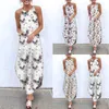 Casual Dresses Dragonfly Butterfly Print Round Neck National Wind Cotton Stor ärmlös Kvinnaklänning 2023 Summer For Women '