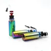 Tubi di fumo Più nuovo vetro Arcobaleno Bong Bottiglia Handpipe Tubo filtro Portatile Design innovativo Mini tubo Facile da pulire per tabacco Dhs Dhe5I