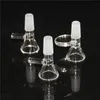 Wholesale 14mm and 10mm male glass bowl with handle For Glass Water Bongs smoking bowls Drop Down Adapter