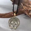 Collane con ciondolo CHENGXUN Fascino slavo Gioielli Lunnitsa Collana con amuleto pagano Collier maschile originale