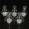 Universal Glass UFO Bubble Carb Cap Hat estilo con cúpula de orificio para XXL Domeless Quartz banger Nails dab plataformas petroleras bongs de vidrio