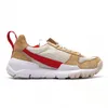 Tom Sachs x Craft Genel Amaçlı Ayakkabı Erkek Kadın Koşu Ayakkabısı Mars Yard Shoe Nyjah Free 2.0 Uzay Kampı Arşivi Koyu Kükürt Sahası Kahverengi Stüdyo Outdoor Spor Ayakkabı Beden 36-45