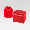 Cosmetic Bags Custom Insert Bag Organizer For Drawstring Bucket Liner Prad Re-Nylon Pouch