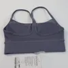 Allinea abiti da donna che gestiscono abbigliamento da palestra per coltivazione per l'impatto di infiamma reggiseno sportivo senza ossa di abbigliamento da yoga indossare top