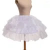 Faldas Aro Bustle Cage Enagua Alforja Con volantes Lolita Ajustable Crinoline Underskirt