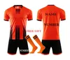 Outdoor T-Shirts Custom Men Kids Soccer Jerseys Suit Boys Football Uniforms Futebol Shirt Sets Soccer Kit Children Girls Sportswear Clothing Sock 230215