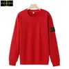 2024 Plus Szie Coat Stone Jacket Island Classic Basic Long-Sleeved Round Neck Sweater T-Shirt European och American Trendy Men's Women's Fashion Trend GJH555