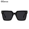 Sunglasses 53213 Square Large Frame Polarized Sunglasses Fashion Men Women Acetate Leg T-Nail Mirror Sun glasses G230214