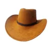 Cloches Cool Western Cowboy Hats 남자 Sun Visor Cap Women Travel Performance Chapeu 9 Colors YY170591