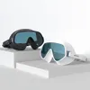 Goggles Professionele Zwembril Groot Frame Anti-condens Anti-UV Zwembril Zachte Siliconen Waterdichte Zwembril voor Heren Dames 230215