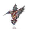 Nowy inkrustowany diamentowy broszek z brochbird brooch, spersonalizowana broszka dla zwierząt modna sukienka pinowa kobieta