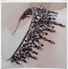 Bruiloft haar sieraden vintage barokke hoofdbanden Purple Crystal Tiaras Crowns Bruid Noiva Headpieces Bridal Wedding Party Haar sieraden Crown 230210