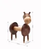 Luxury Designer Classic Donkey Tissue Box Decorative Figures Brown Old Flower Mönster Högkvalitativ valnöt och PU -material för Home Hotel Restaurant NYTT