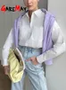 Kvinnors blusar skjortor Green Women's Oversize Shirt White 100% Cotton Long Sleeve Loose Basic Top Spring Elegant Beautiful Blues for Women 230215