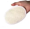 Mjuk exfolierande loofah naturlig svamp rem handtag duschmassage borste hud kropp bad tv￤tt tillbeh￶r