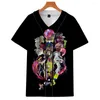 Мужские рубашки T 2023 Splatoon 3 Бейсбольная футболка 3D Женщины/Мужские футболка с коротким рукавом Harajuku Fashion Streatwear Одежда