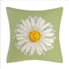 Pillow Case Daisy Sun Flower Hold Pillow Cover Summer Printed Throw Pillows Case Room Home Decorative Pillowcase Sofa Couch Cushion Cover Bedding Supplies BC307