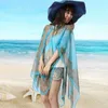 Outdoor T-shirts Vrouw mode strandjurk blouses zonbescherming Cardigan 2020 Summer Beach Holiday Cardigan Women Long Blouses Tops J230214