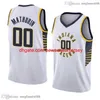 Maillots de basket-ball personnalisés Stitch Bennedict Mathurin saison 2022-23 bleu jaune blanc ville hommes femmes maillot jeunesse