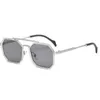 Solglasögon Vintage Polygon Solglasögon för män Kvinnor Retro Double Bridge Shades Eyewear Brand Design Driving Sun Glasses G230214