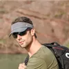 Berretti Protezione solare ad asciugatura rapida Cappello da pescatore UV Visiera pieghevole antivento per pesca Campeggio Escursionismo