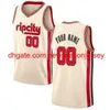 75th Custom Jersey heren dames Jeugd 21 Keljin Blevins 4 Greg Brown III 9 Nassir ittle 22 Clyde DrexlerBasketball