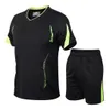 Heren trainingspakken Merk heren sportkleding pak GYM fitnesskleding voetbaltrainingsset jersey jogging herenpak hardloopsportkleding sportpak 230215