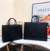 Luxus-Designer-Taschen Damenhandtaschen Geldbörse Blumen-Einkaufstasche Damen Casual Tote PVC-Leder Umhängetaschen Weibliche große Handtasche Geldbörse Umhängetasche