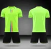 Outdoor T-shirts DIY Voetbaltrainingsset Voetbal Sneldrogende stof Aangepaste Jerse Futebol Uniform Sportkleding Voetbalshirt voor volwassenen Kort 230215