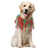 Coloque de colarinho de cães Fantas de colar de gato de Natal para pequenos cães grandes Yorkshire Terrier Festival Pet Supplies