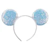 Hair Accessories 14Pcs/Lot Fashion Sequins Mouse Ears Headband Glittle Diy Girls For Women Hairband Party Accesorios Mujer 768 Y2 Dr Dhsgt