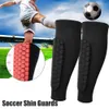 Protective Gear 2Pcs/Pair Football Shin Guards Leg Sleeves Honeycomb Nylon Support Sock Shin Protector Soccer Gear Soccer Shields Sports Legging 230215