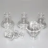 33mm OD Universal Clear glass UFO carb cap dome for Quartz banger Nails glass water pipes, dab oil rigs glass bong