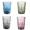 Bevande in vetro colorato set di tazze di bere vintage matrimoni o feste