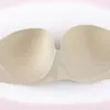 Bustiers & Corsets Ly Strapless Bra Push Up Sponge Brassiere With Chargeable Back Strap Non-Trace For Wedding Party DressBustiers