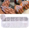 Nagelkonstdekorationer 12 lådor uppsättning av AB Crystal Diamond Gem 3D Glitter Nail Art Decoration Beauty 230214