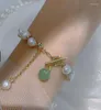 Bracciale in filo per donna Moda Perla barocca OT Gancio facile Amici eleganti Accessori per gioielli Regalo all'ingrosso