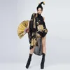 Scena noszona dorosła w chińskim stylu jazzowym kostium tańca wielki rękaw