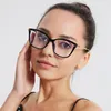 Gafas de sol con bloqueo de luz azul para mujer, anteojos TR90 con montura, lentes transparentes para mujer, gafas de sol para mujer