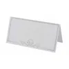 Gratulationskort Vintage White Blank Place Name Card Wedding Table Supplies Party W8E9