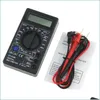 Multimeters Mtimeters Dt830B Mini Pocket Digitale Mtimeter 1999 Counts Ac/Dc Amp Volt Ohm Tester Amperemeter Voltmeter Mti Meter Drop Del Dh5Ri