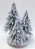 Christmas Decorations Wholesale Home Tabletop Decoration Flocking Snowed Artificial Pine Tree