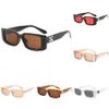 Lunettes de soleil Frames Offs Lunettes de soleil de mode de luxe BrandOFFs Arrow x Black Frame Eyewear Street Hommes Femmes Hip Hop Sunglasse Hommes Femmes Sports Voyage Lunettes de soleil Damf