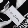 Kobiety męskie projektantki bluza z kapturem Margiela Sweter Swet Sweter Knity Sweter nakłada się na haft leniwy luźne paski nowe 424 338