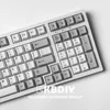 Claviers KBDiy GMK 9009 rétro Cherry profil Keycap 134 touches/ensemble pour clavier mécanique bricolage personnalisé PBT colorant-SUB 61 60 Bakclit ISO Keycaps T230215