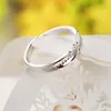 Cluster Rings Sterling-silver-jewelry Anniversary Ring Pure Sterling Silver 925 Jewelry Cubic Zirconia Couple For Women / Men GTL044