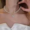 Цепи роскошные дизайнерские жемчужные ожерелье из бисера клавили